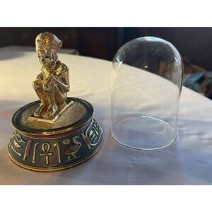 Young Tutankhamun Franklin Mint Lim Ed Hand Painted w/ COA Sculpt OTW2088